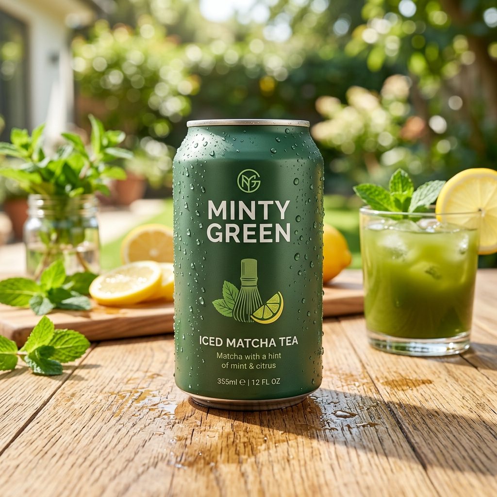 Organic Beverage Can AI Shoot