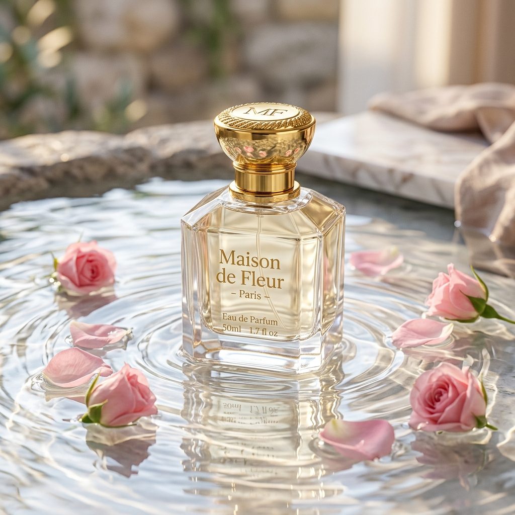 French Luxury Perfume AI Shoot